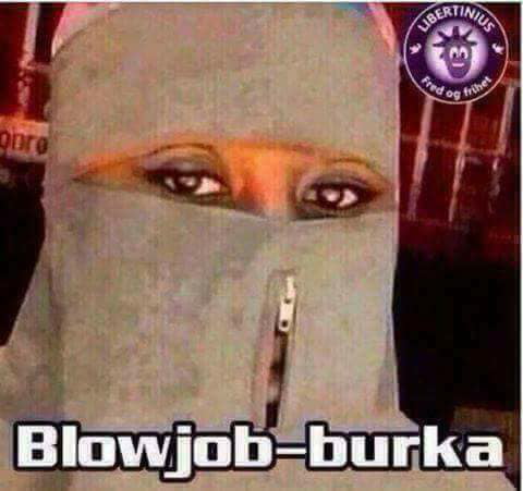 Burka blow job 