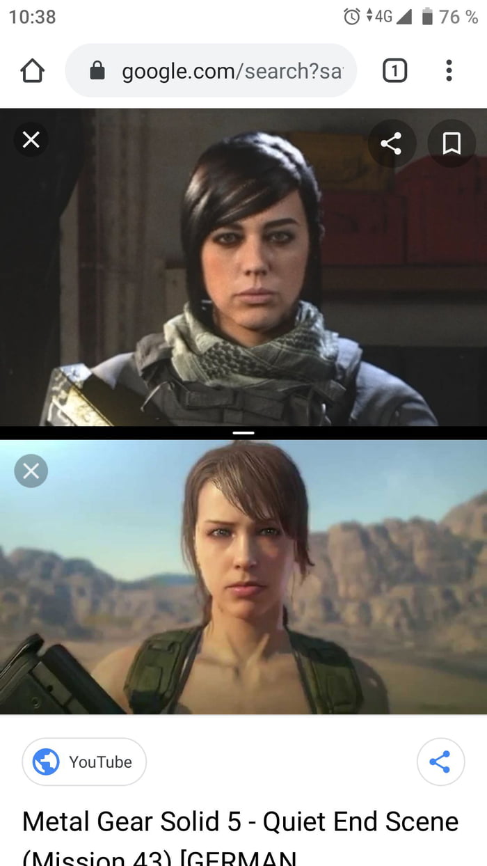 Mara From Cod Is Basically Quiet From Mgs V Change My Mind 9gag