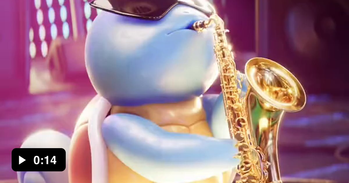 The Epic Sax Squirtle. - 9GAG