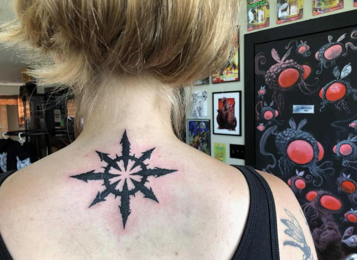 chaos symbol tattoo by corruptraige on DeviantArt