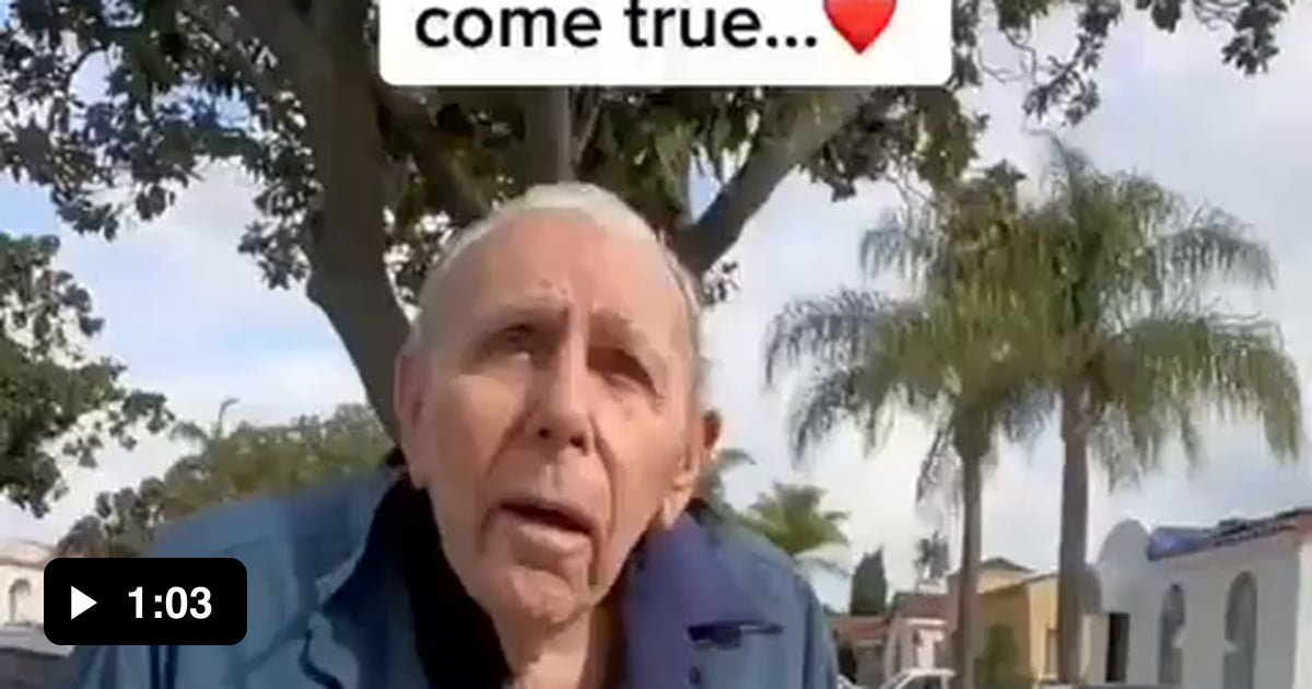 97 years old veteran's dream comes true - 9GAG