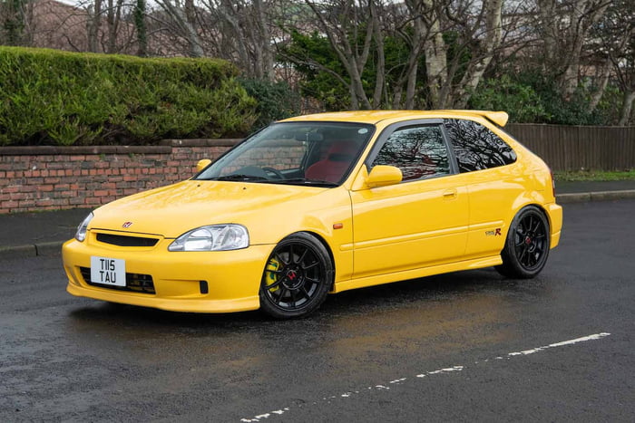 Honda Civic Type R Ek9 Yellow - 9GAG