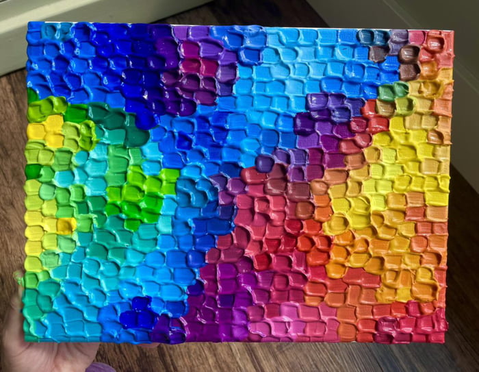 Oddly satisfying painting - 9GAG