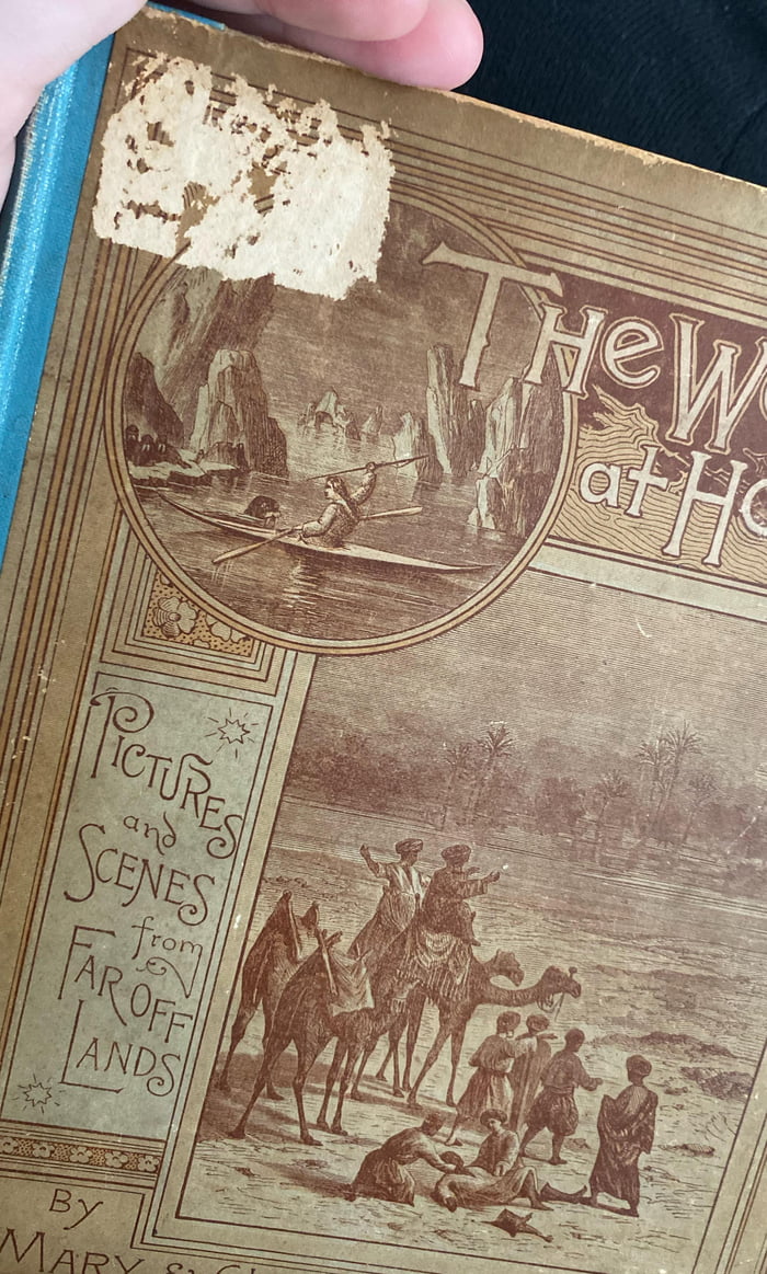 Price sticker ripped off the fragile cover of this 1888 book… - 9GAG