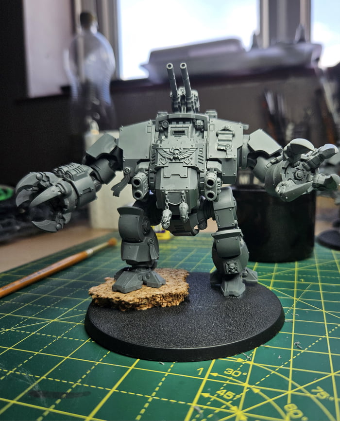 Got my Blood Angel big boy ready for his Death Company Colours - 9GAG