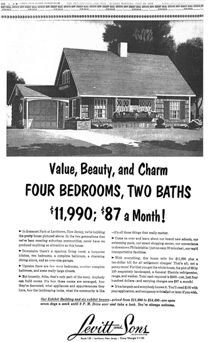 The Cost Of This 4 Bedroom House In 1958 9GAG