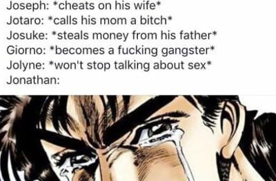 *cries in jojo* - 9GAG