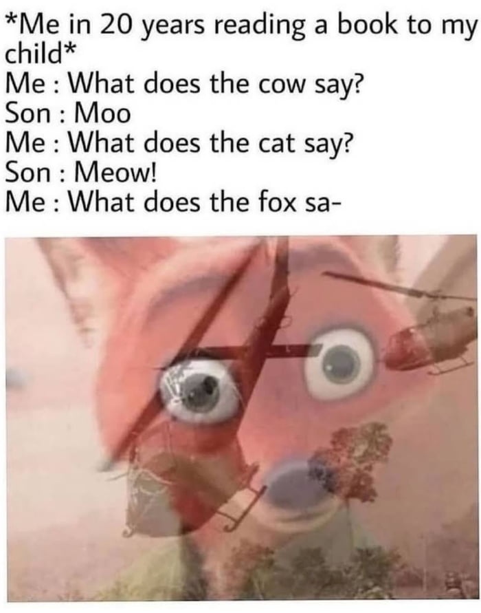 What does the fox say ? 9GAG