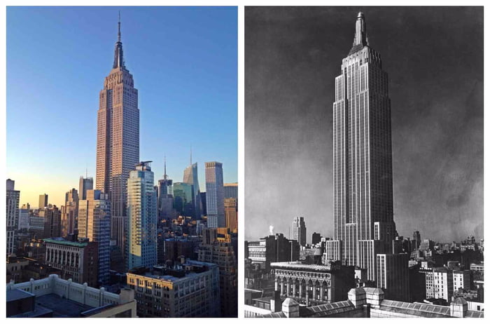 Empire State Building Now Vs Then 9gag