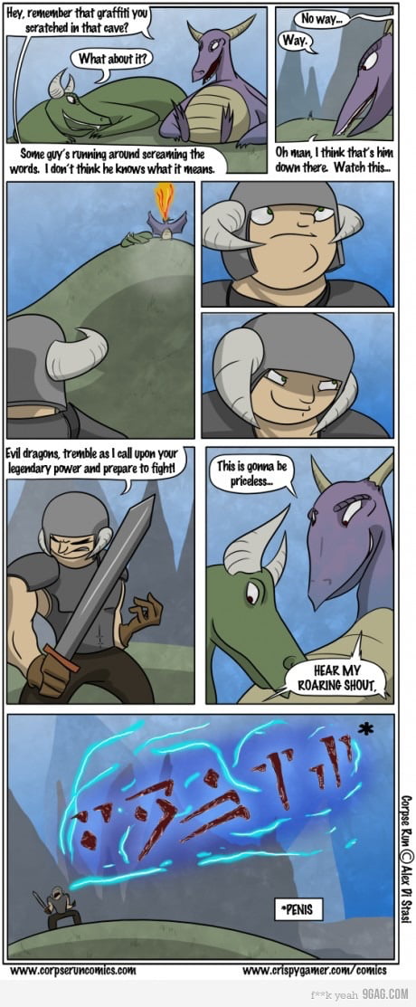 Think About It Next Time You Use A Shout In Skyrim 9gag