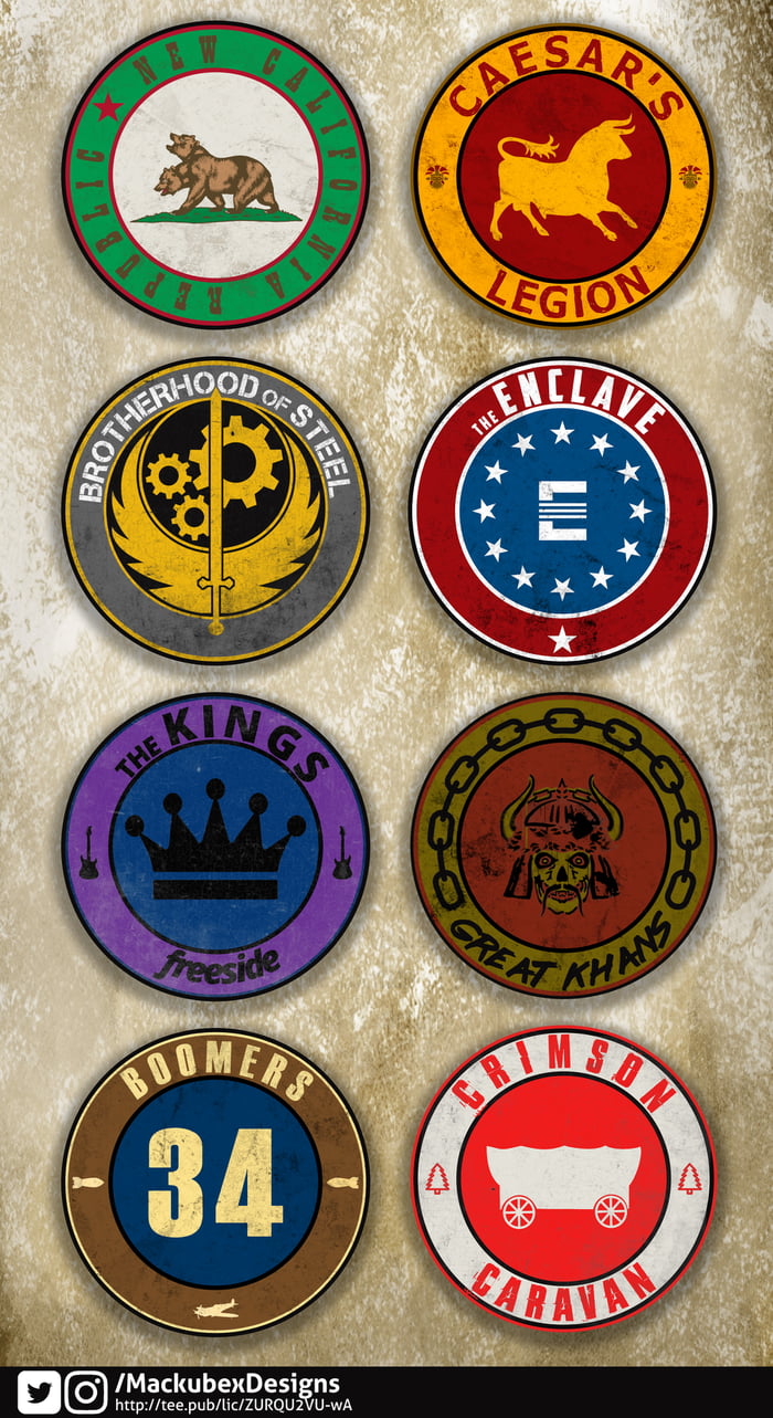 Fallout Faction Icons