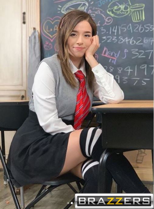 Natural hairy teacher schoolgirl