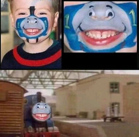 Thomas The Train Face Meme