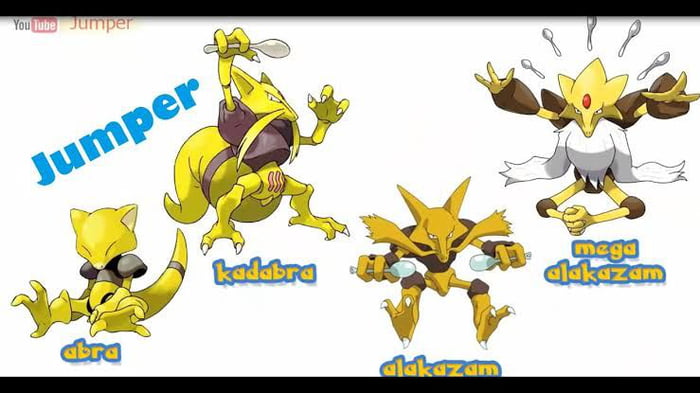 Abra Full Evolution Chain! Abra and Kadabra and Alakazam Evolved! 