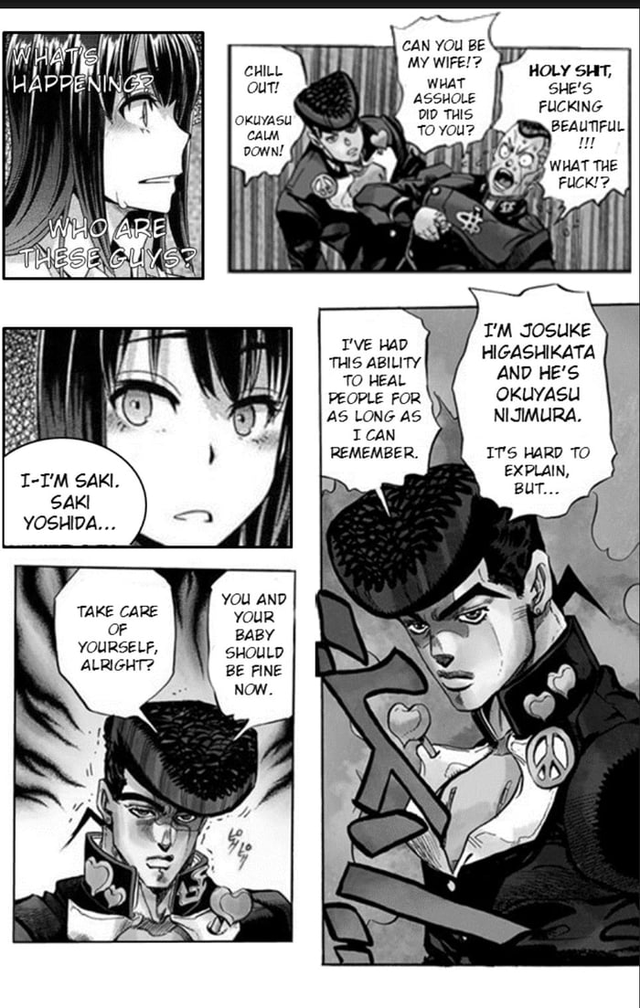 metamorphosis manga jojo ending