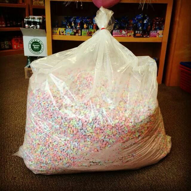 A huge bag of lucky charms, estimated worth $150.00 - 9GAG