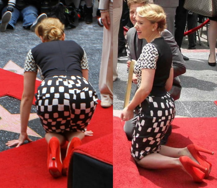 Scarlett Johansson's big ass.