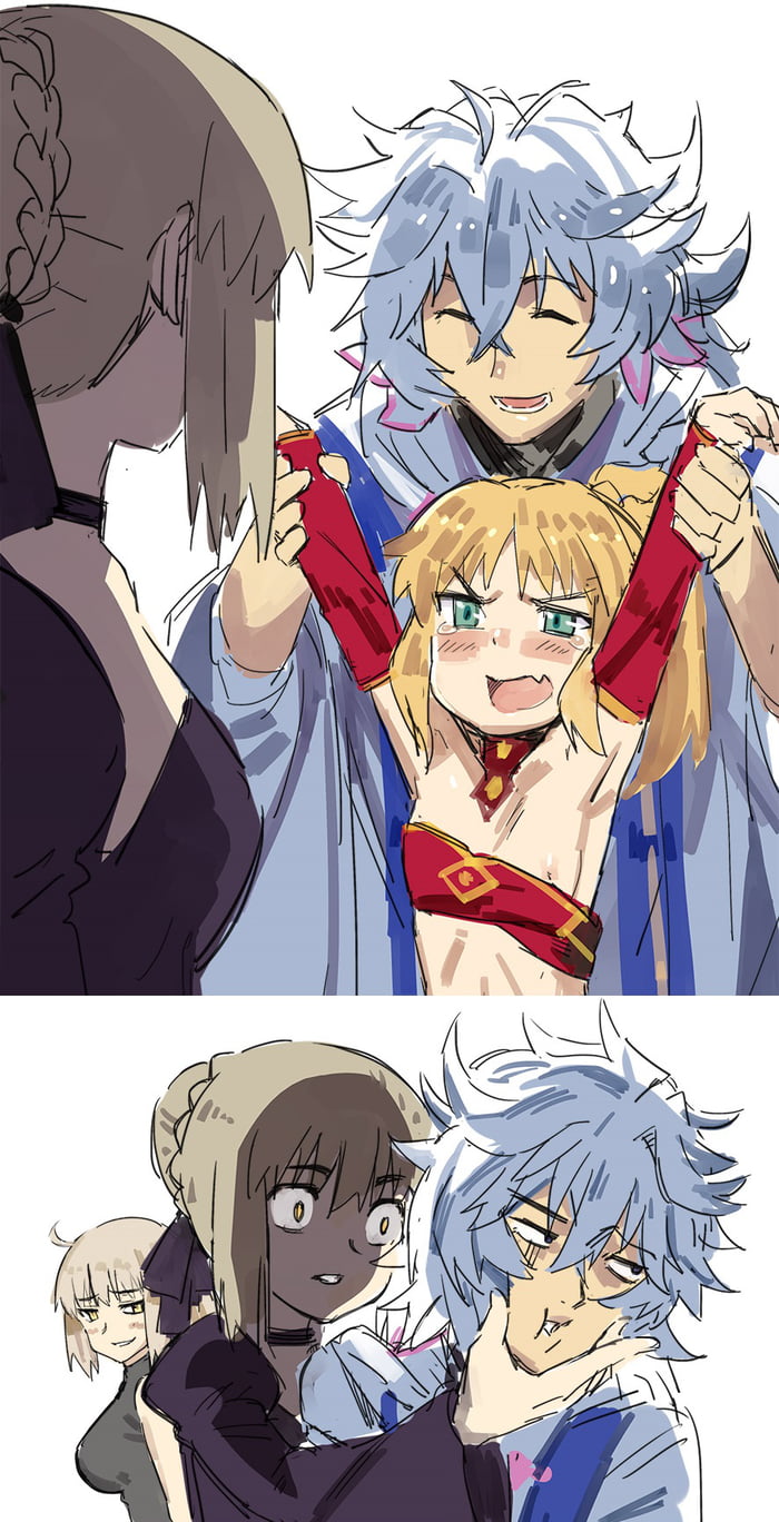 Come come Mordred-chan, call her Papa Alter - 9GAG Come come Mordred-chan, call her Papa Alter - 9GAG