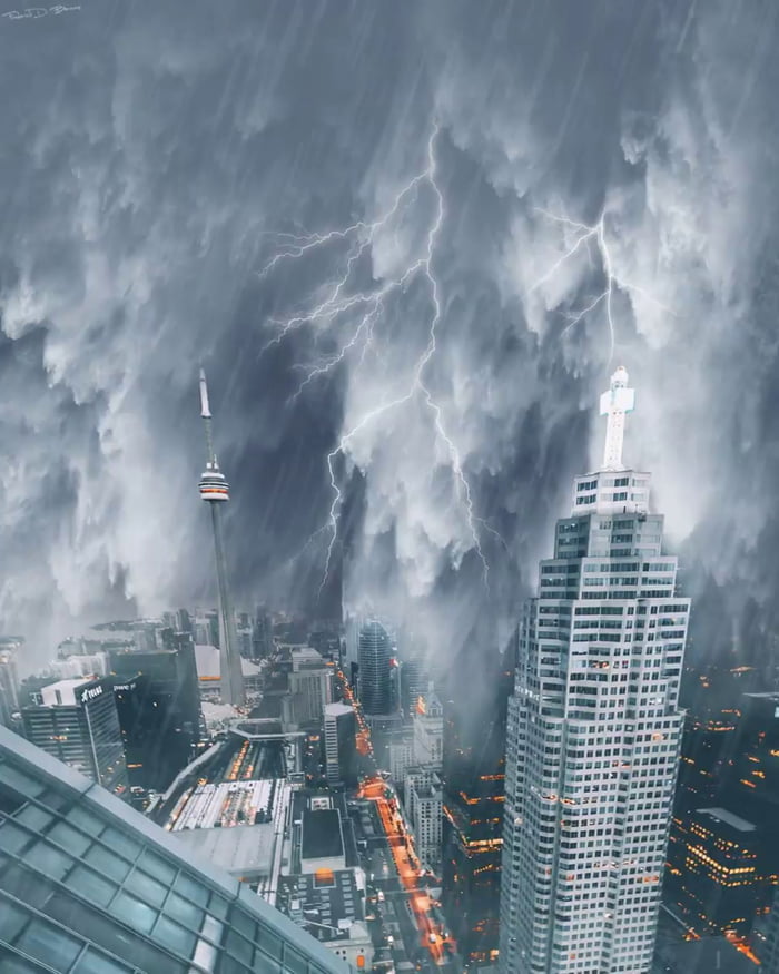 Unbelievable Rain In Toronto, Canada June 5th, 2019 - 9GAG