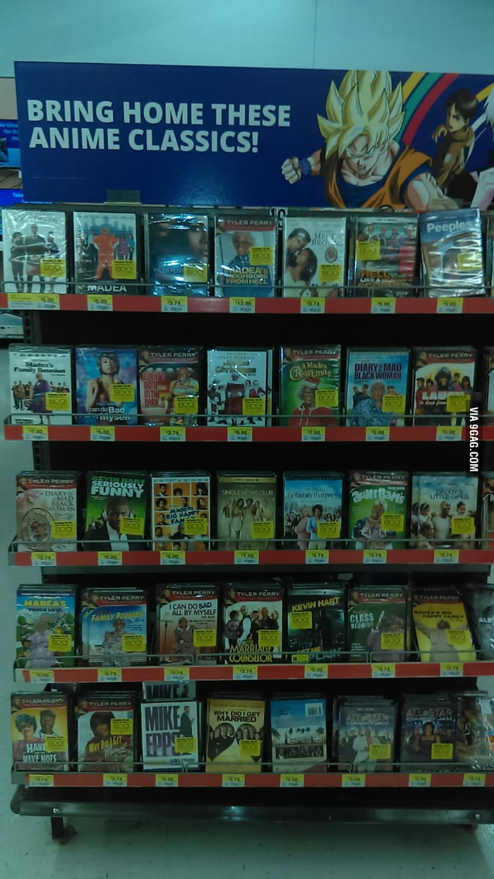 The Walmart anime section here has the most lame shit ever :  r/animecirclejerk