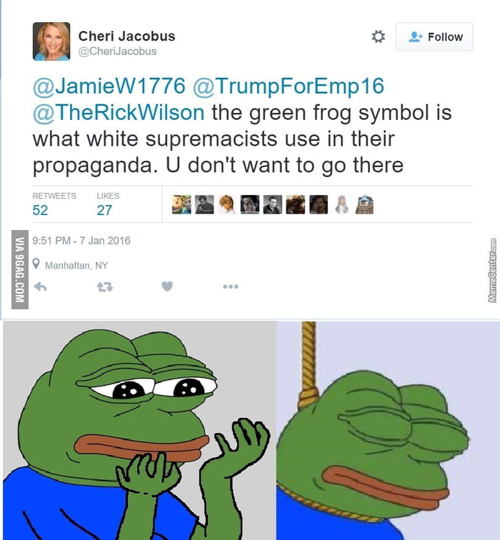When People Think Pepe The Frog Is Offensive 9GAG when-people-think-pepe-the-frog-is-offensive-9gag