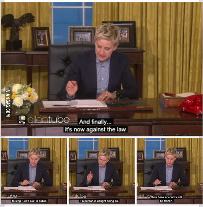 Ellen for president - 9GAG