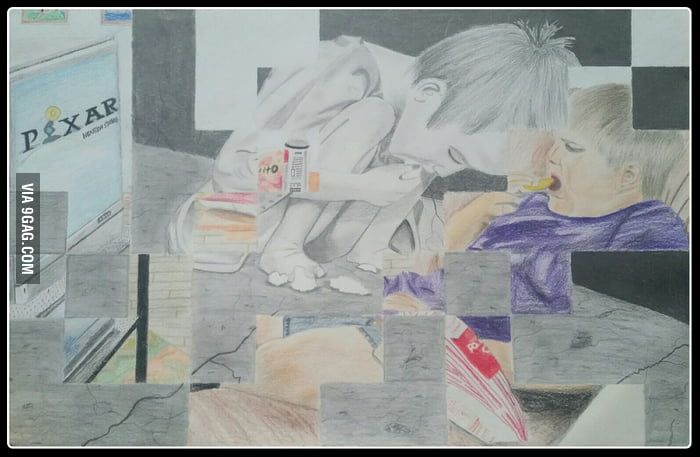 Something I drew in high school! - 9GAG