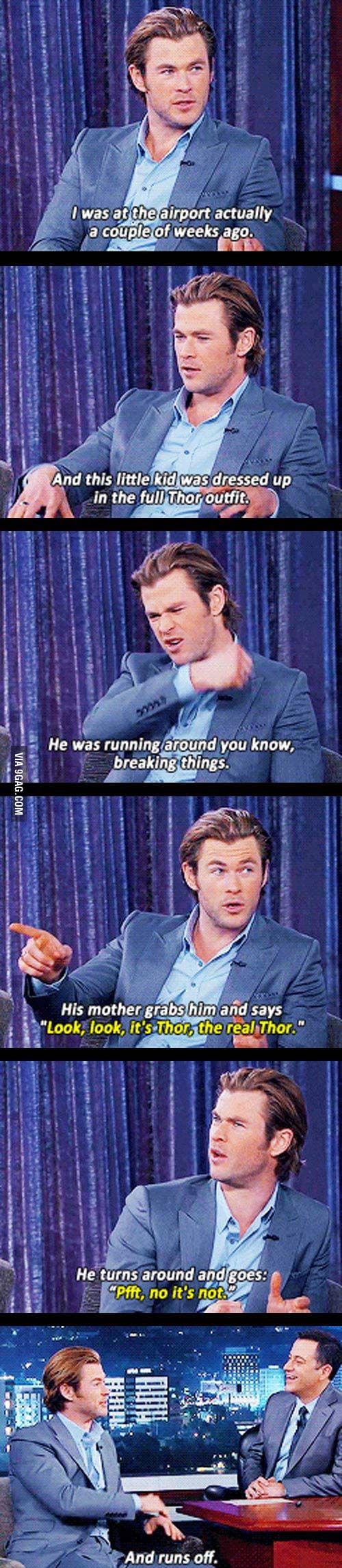 That's not the real Thor - 9GAG