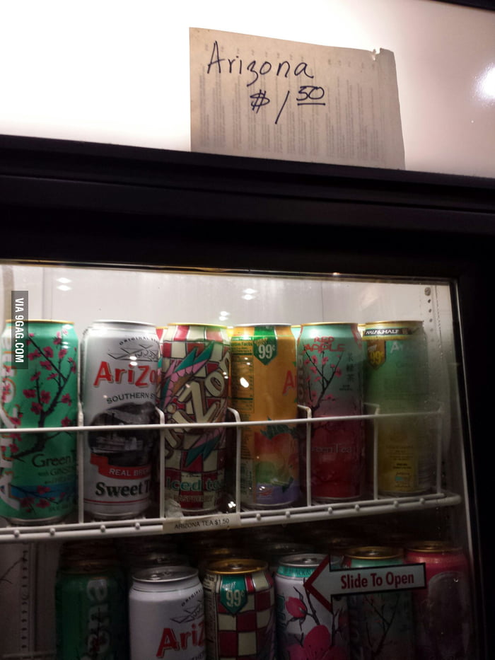 WTF is this?!? Arizona Tea labels its price so stores don't mark them ...