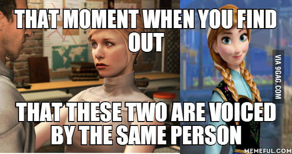 That moment when you find out. that these two are voiced by the same ...