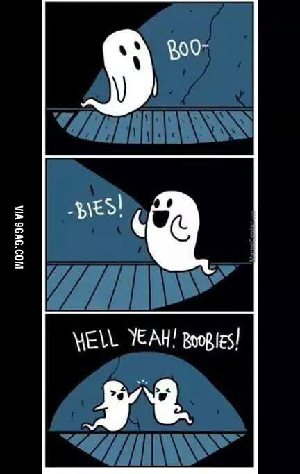 Boo ! Bies! Boobies! - 9GAG