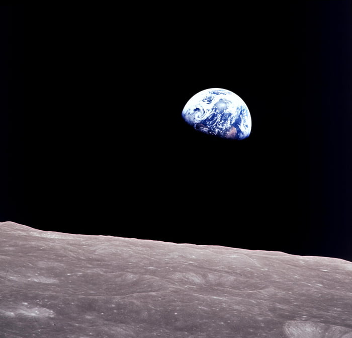 December Earthrise Captured By Astronaut William Anders