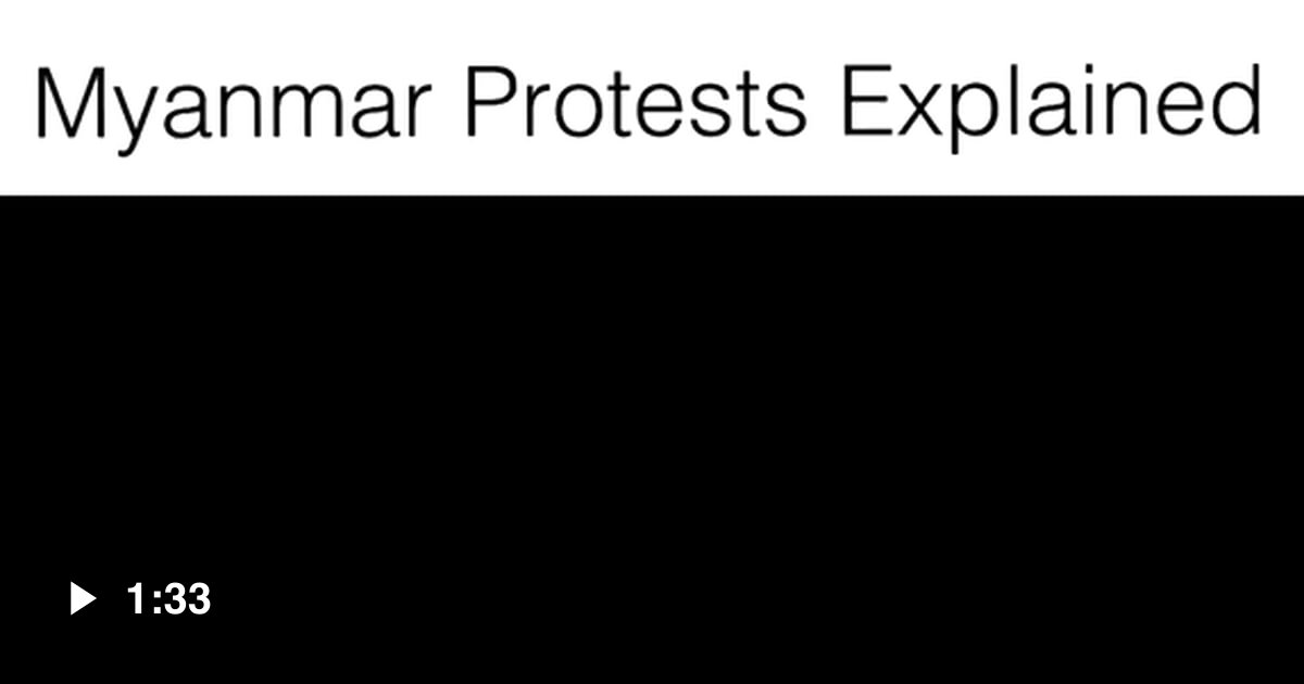 Myanmar Protests Explained 9GAG
