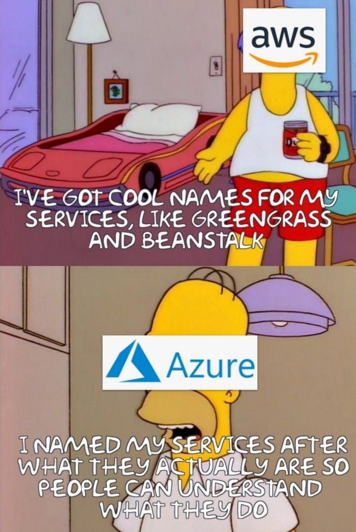 Aws vs azure 9gag