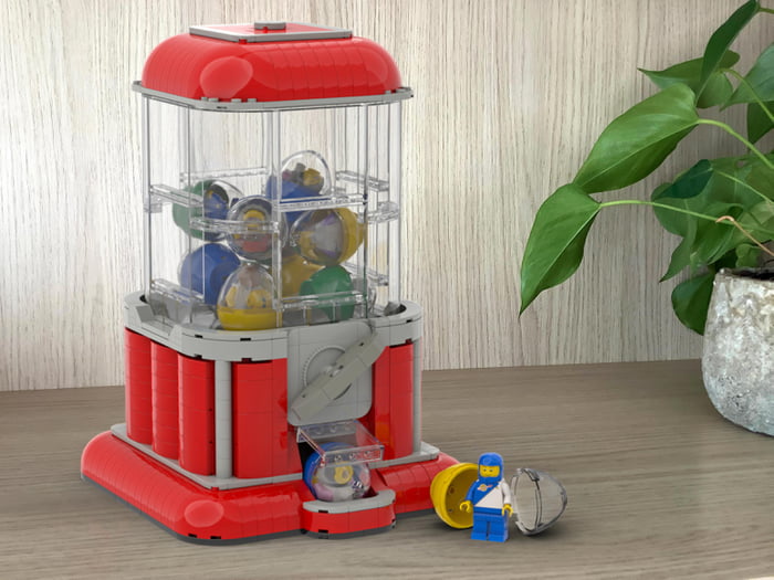 Lego minifigure gumball machine on Lego Ideas. 9GAG