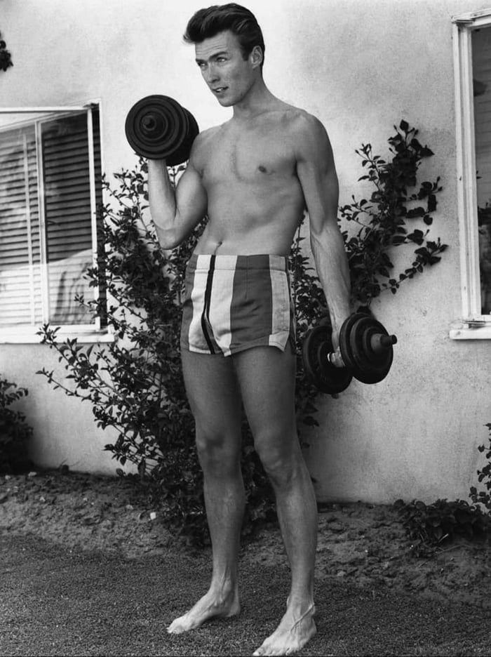 Clint Eastwood, Los Angeles - April 1954 - 9GAG