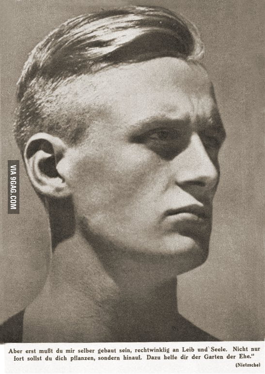 This is a Nazi haircut. And I see it everyday in my country. - 9GAG