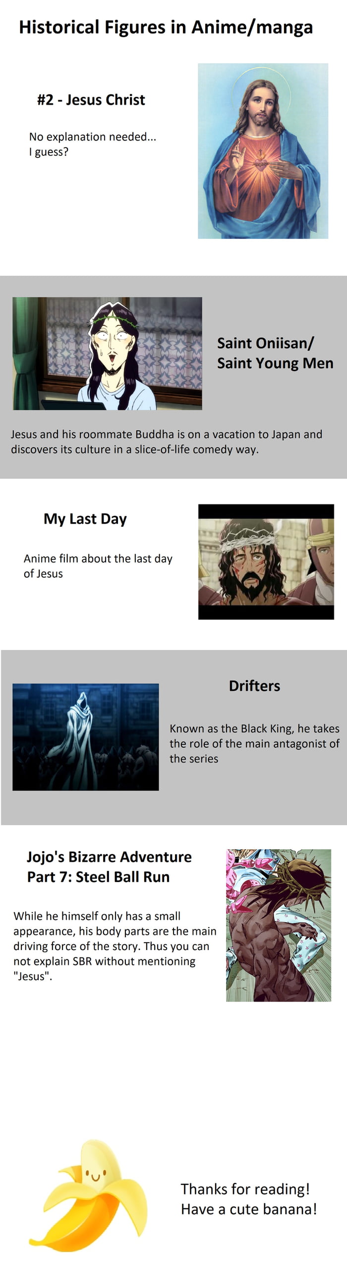 ANYONE FOLLOWING THIS ANIME (DRIFTERS)? JESUS IS THE BAD GUY, IT SEEMS -  9GAG