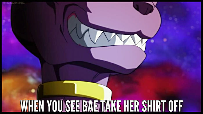 Beerus Super Grin - 9GAG