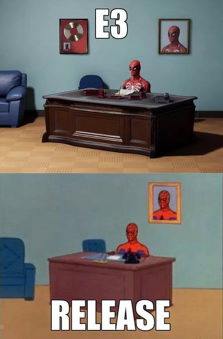 Spiderman Sitting At E3 9gag