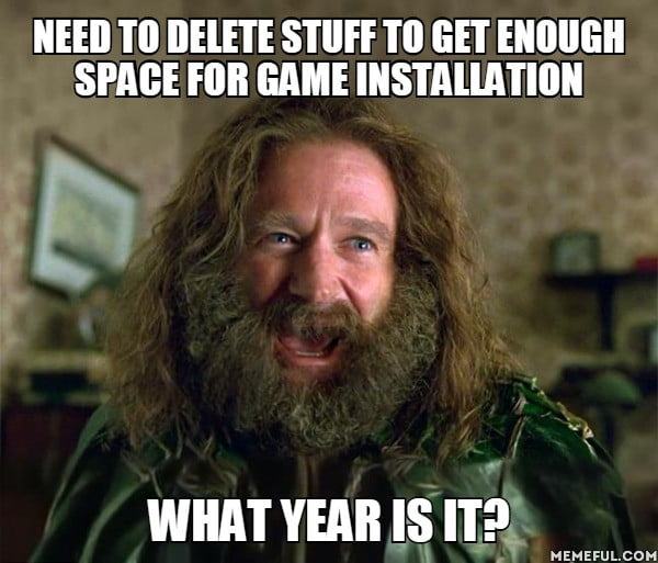 Looking at you Shadow of War (80GB).... - 9GAG