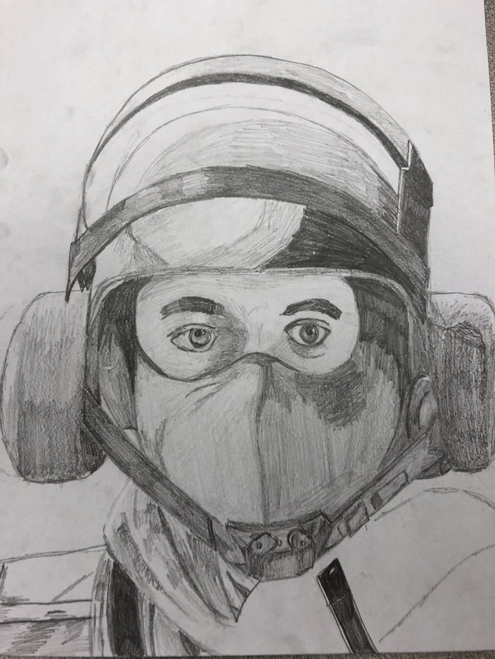 Bandit drawing, not fully finished criticism welcome - 9GAG