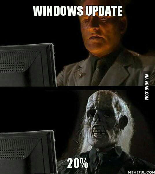Windows update - 9GAG