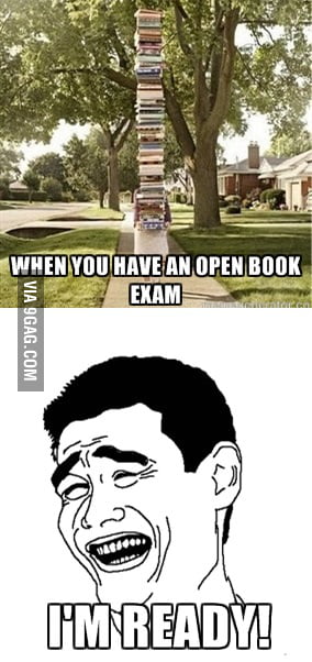 Open exams are a trap - 9GAG