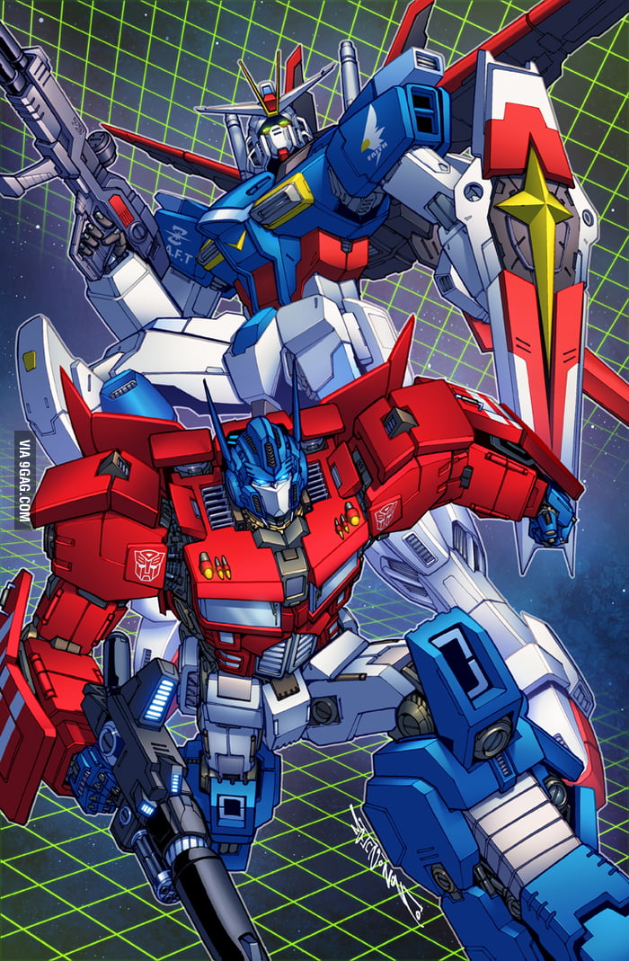 Gundam Transformers Crossover - 9GAG