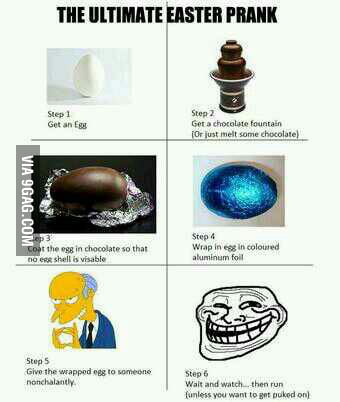 Pretty good easter prank.. - 9GAG