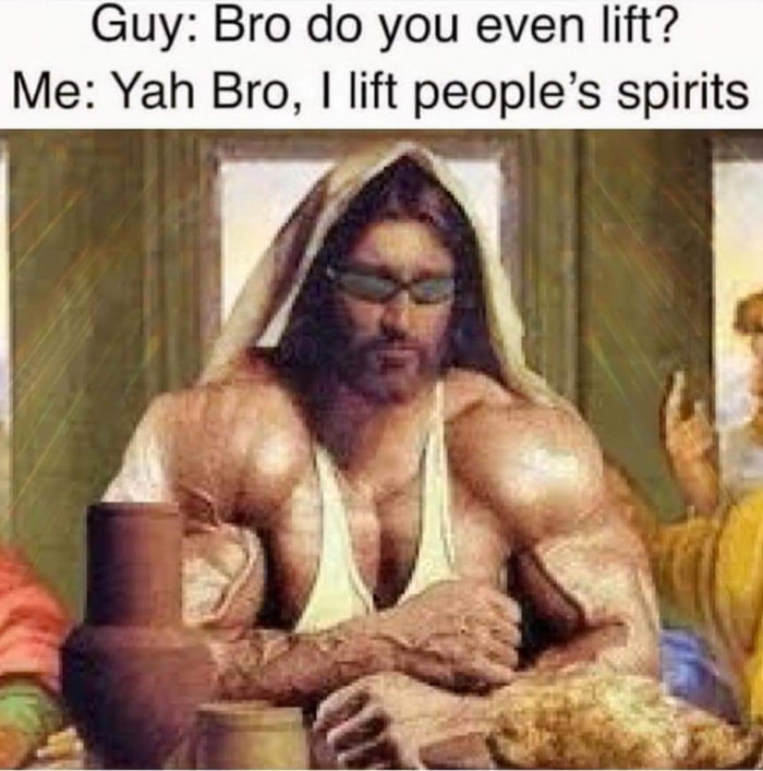 Jesus of gym 9GAG
