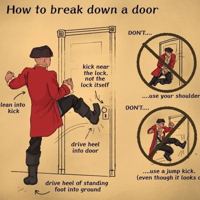 How to break down the door? 9GAG