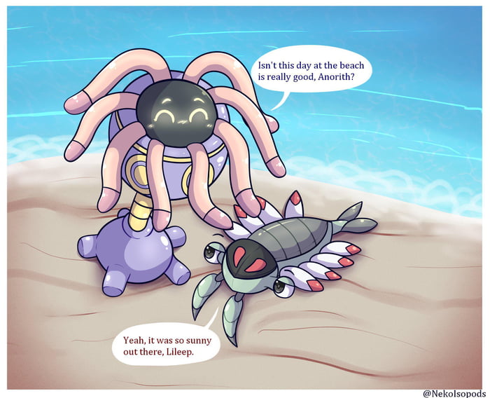 The Hoenn Fossils at the beach 9GAG