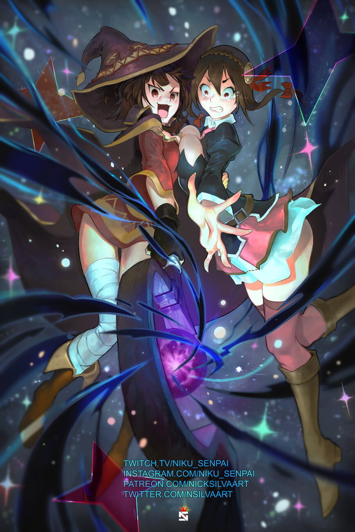 Megumin Dark explosion by (Nick Silva) - 9GAG